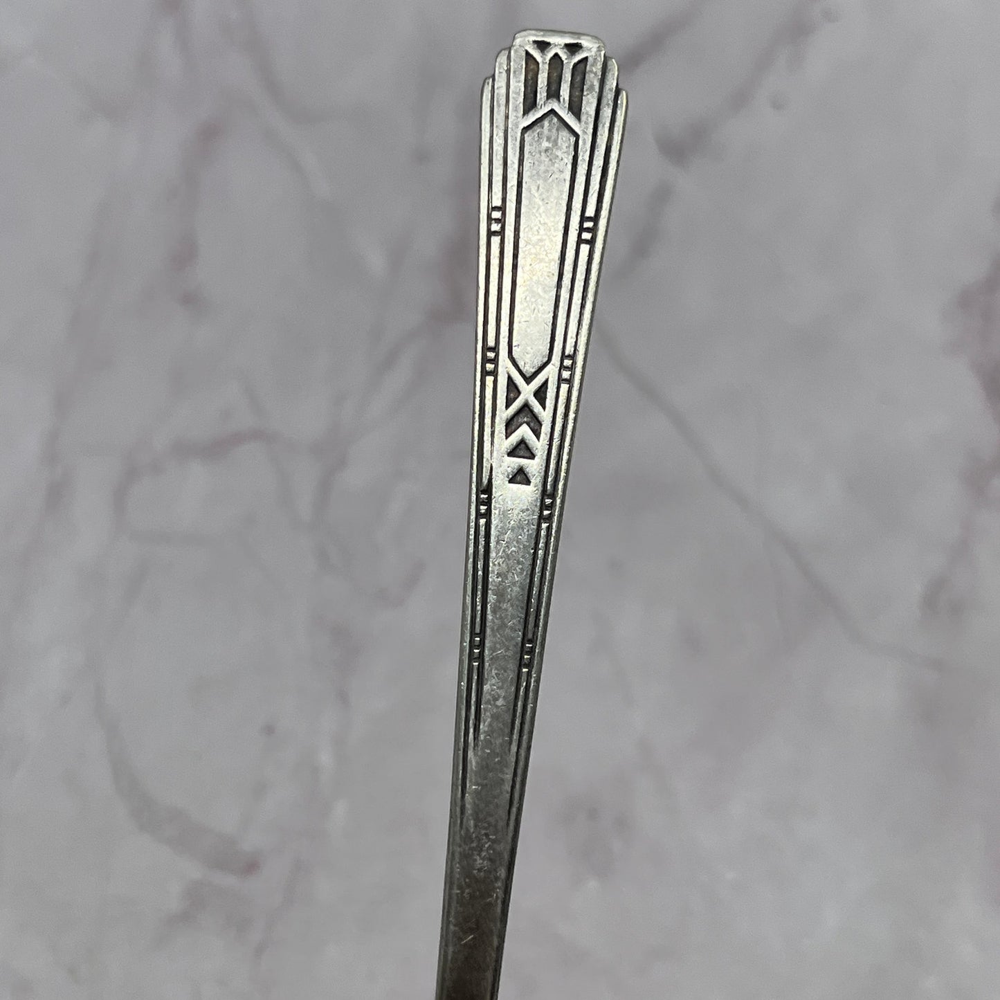 Wm Rogers Silverplate Friendship Medality Spoon 6" Vintage Silverplate TC5-OS-7