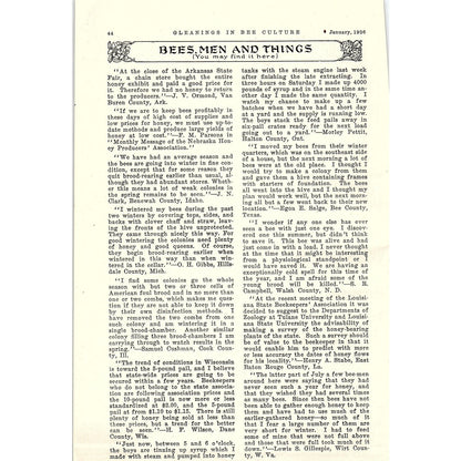 Gleaned by Asking Geo. S. Demuth 2 Page Beekeeping Article 1926 AG3-9