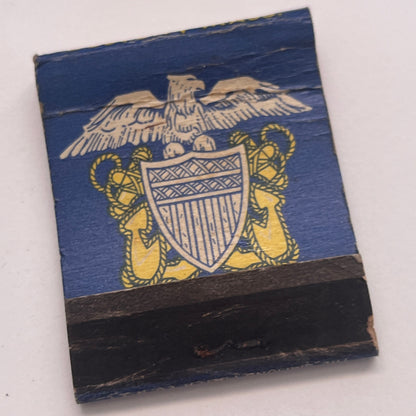 Navy Yard Boston US Frigate Constitution Vintage Matchbook Cover TB8-MB2-8