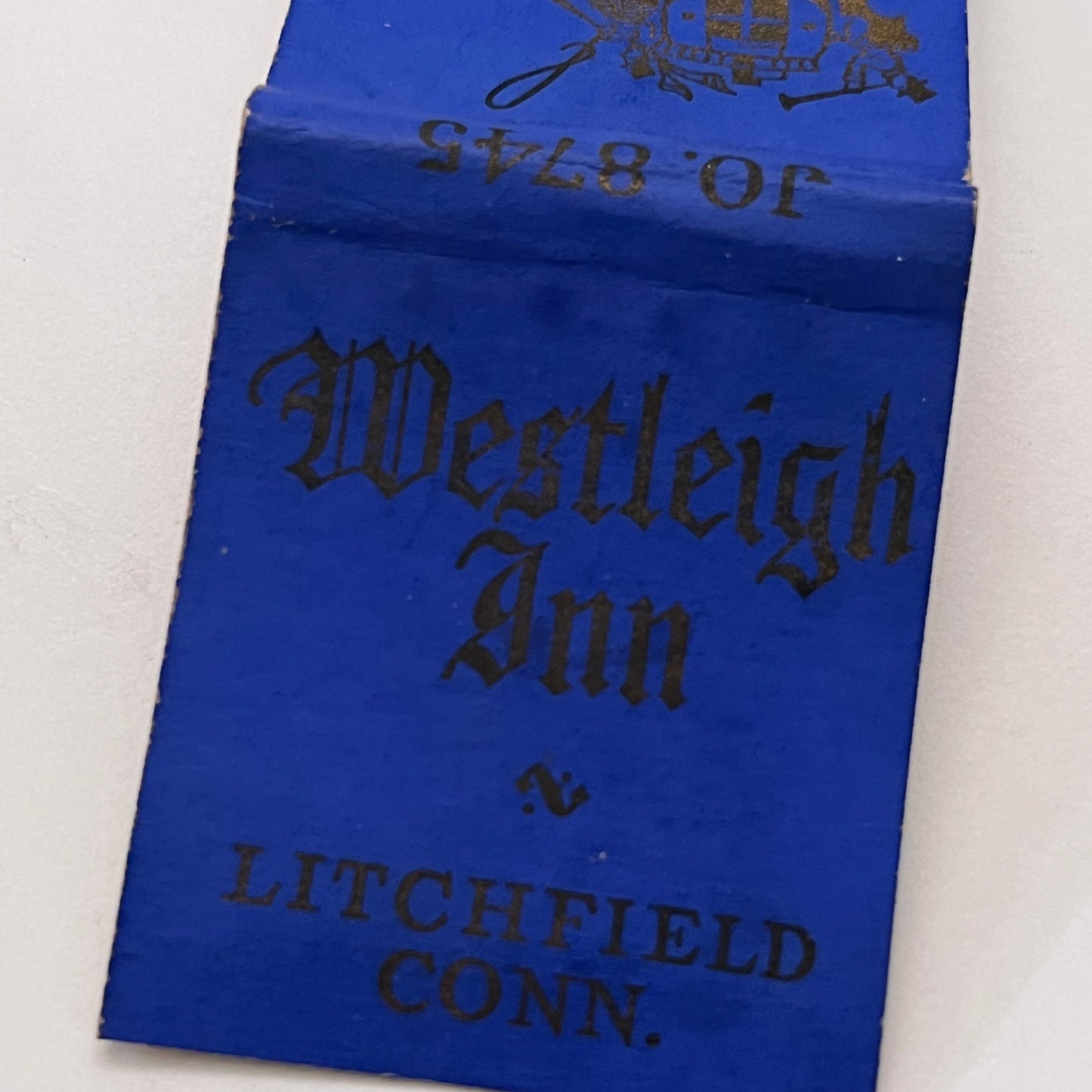 Westleigh Inn Litchfield CT Vintage Matchbook Cover MM2-8