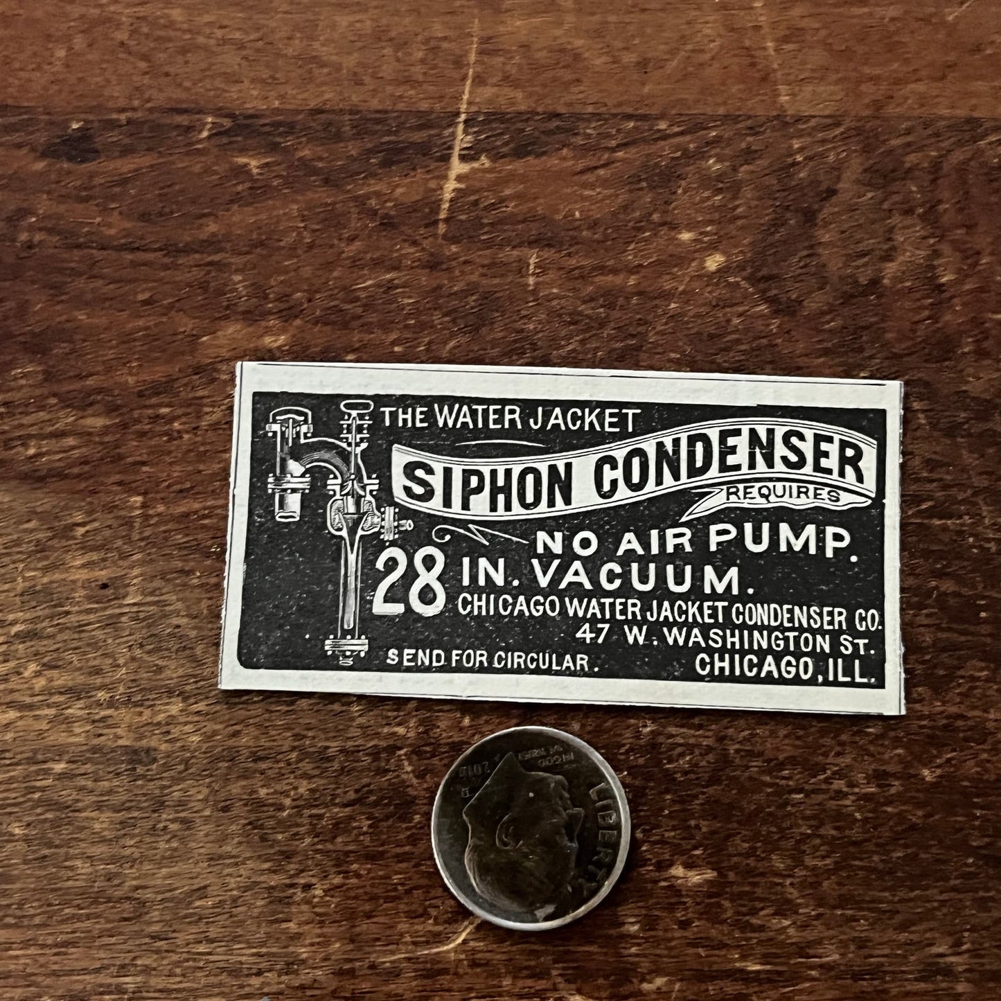 Chicago Water Jacket Condenser Co. Original Advertisement AD8-P29