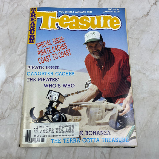 1989 Jan - Treasure Magazine - Treasure Hunting Prospecting Metal Detector M16