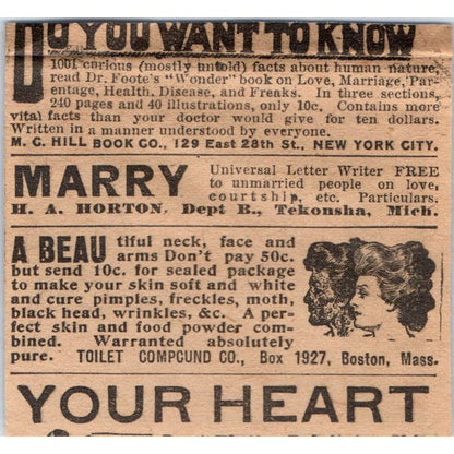 Gold Eye Needles United States Supply Co Greenville PA 1910 Magazine Ad AF1-CM2