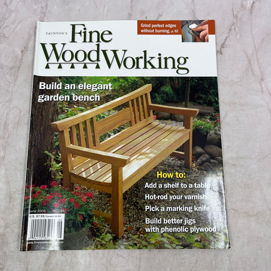 Garden Bench - Jun 2008 No 198 - Taunton's Fine Woodworking Magazine M36