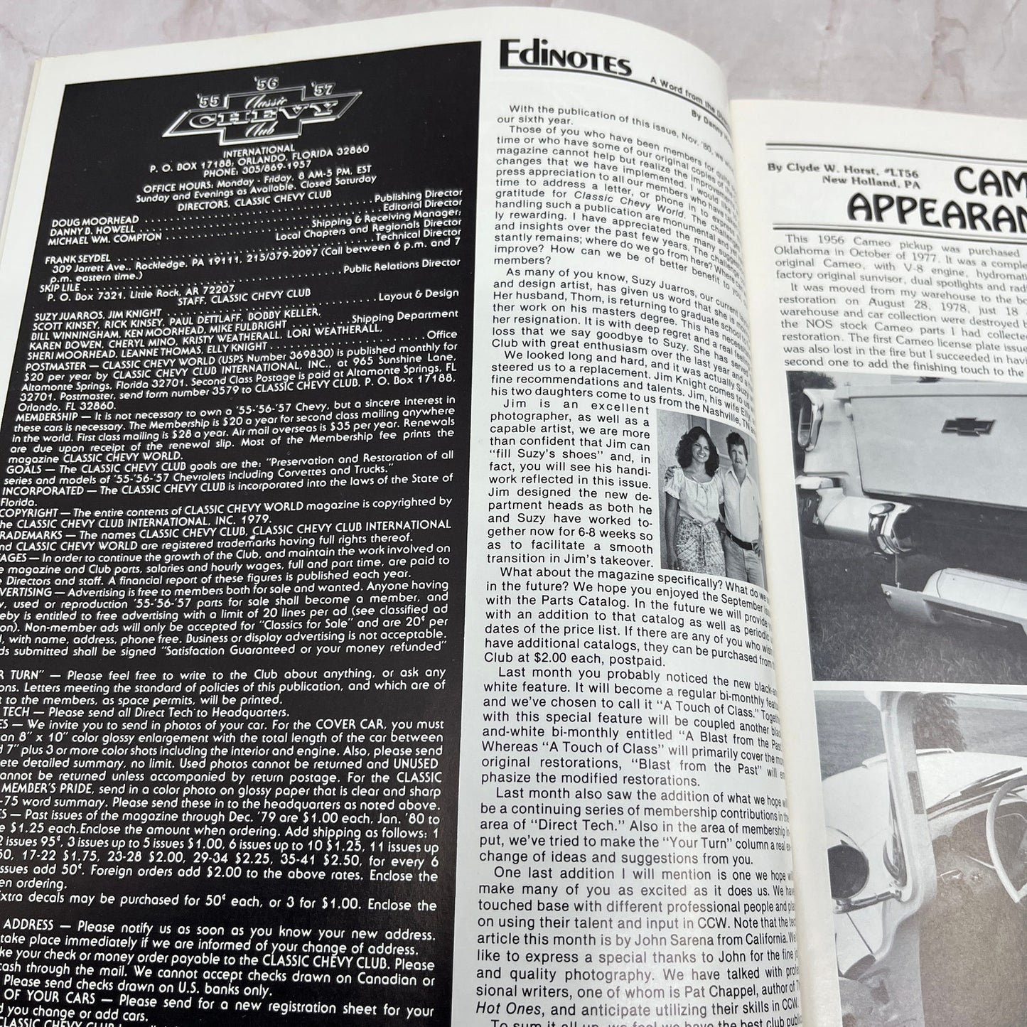 Rear Window Resealing - '55, '56, '57 Classic Chevy World Magazine Nov 1980 M30