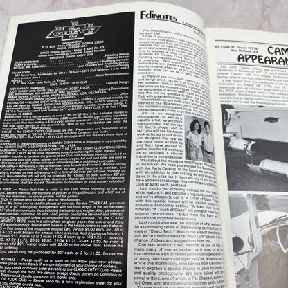 Rear Window Resealing - '55, '56, '57 Classic Chevy World Magazine Nov 1980 M30