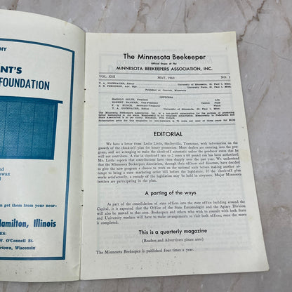 1960 May The Minnesota Beekeeper Magazine Red Wing MN Beekeepers Association TD5