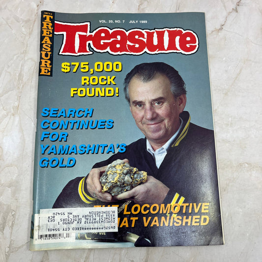 1989 July - Treasure Magazine - Treasure Hunting Prospecting Metal Detector M16