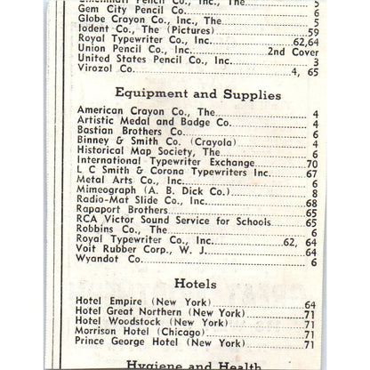 Hotel Great Northern NY 1930s Magazine Advertisement AE4-I1