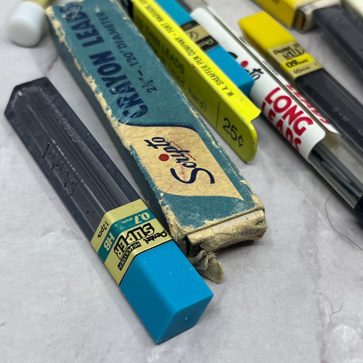 Huge Lot of Vintage Pencil Leads Scripto, Pentel TC5