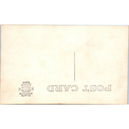 Group of Children in Hats Posing for a Photo c1910 RPPC Postcard AB9