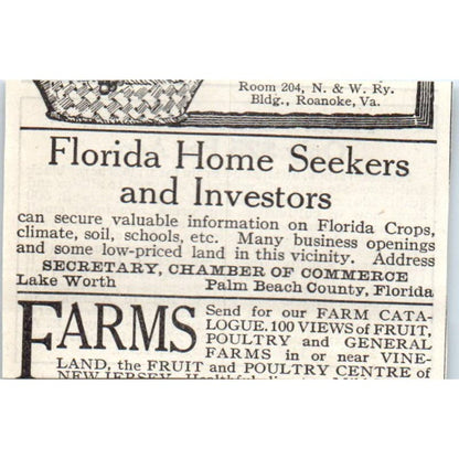 South Farm Agency Memphis TN Alfalfa and Stock Farm 1913 Magazine Advert AE7-N7