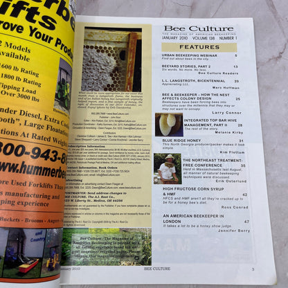 2010 Jan - Bee Culture Magazine - Bees Beekeeping Honey M32