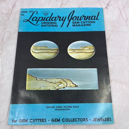 Succor Creek Picture Rock Washington - Lapidary Journal Magazine - June 1975 M28
