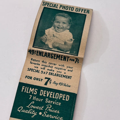 Weissbard's Drug Store Newark NJ Vintage Matchbook Cover TB8-MB-11