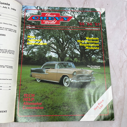 Alternator Conversion - '55, '56, '57 Classic Chevy World Magazine Apr 1983 M30