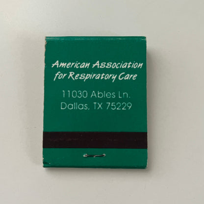 American Association for Respiratory Care Dallas Vintage Joke Matchbook TB7-XSM