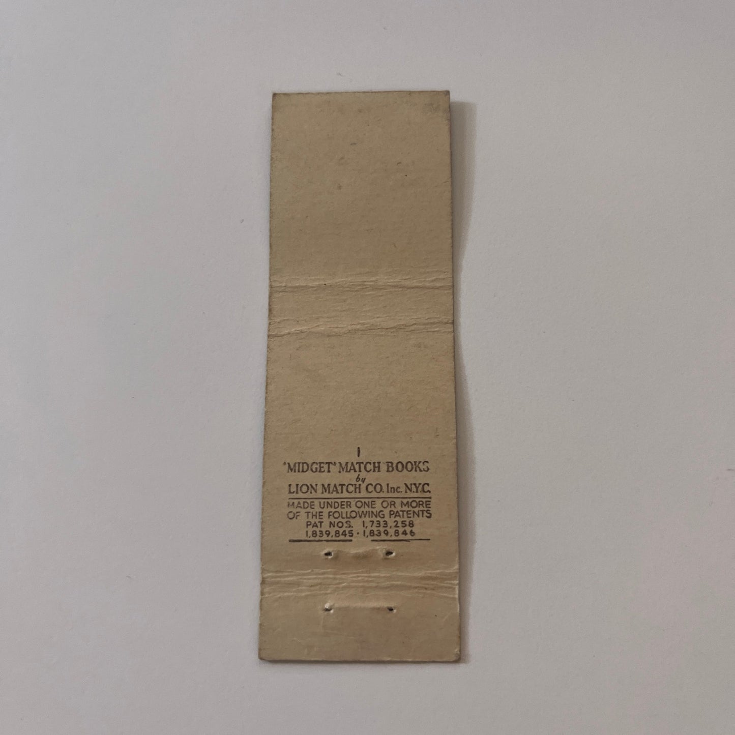 B. Altman & Co Fifth Avenue New York Mini Vintage Matchbook TB6-MB2-9