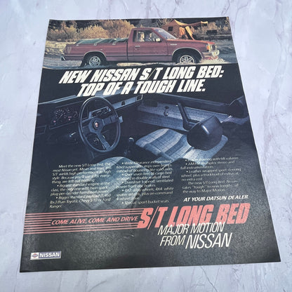 Datsun Nissan S/T Long Bed Truck 1984 Ad V14-7