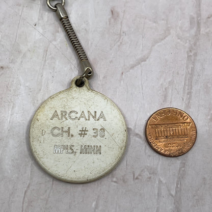 Vintage Order of the Eastern Star Arcana Chapter 38 Minneapolis MN Keychain SF4