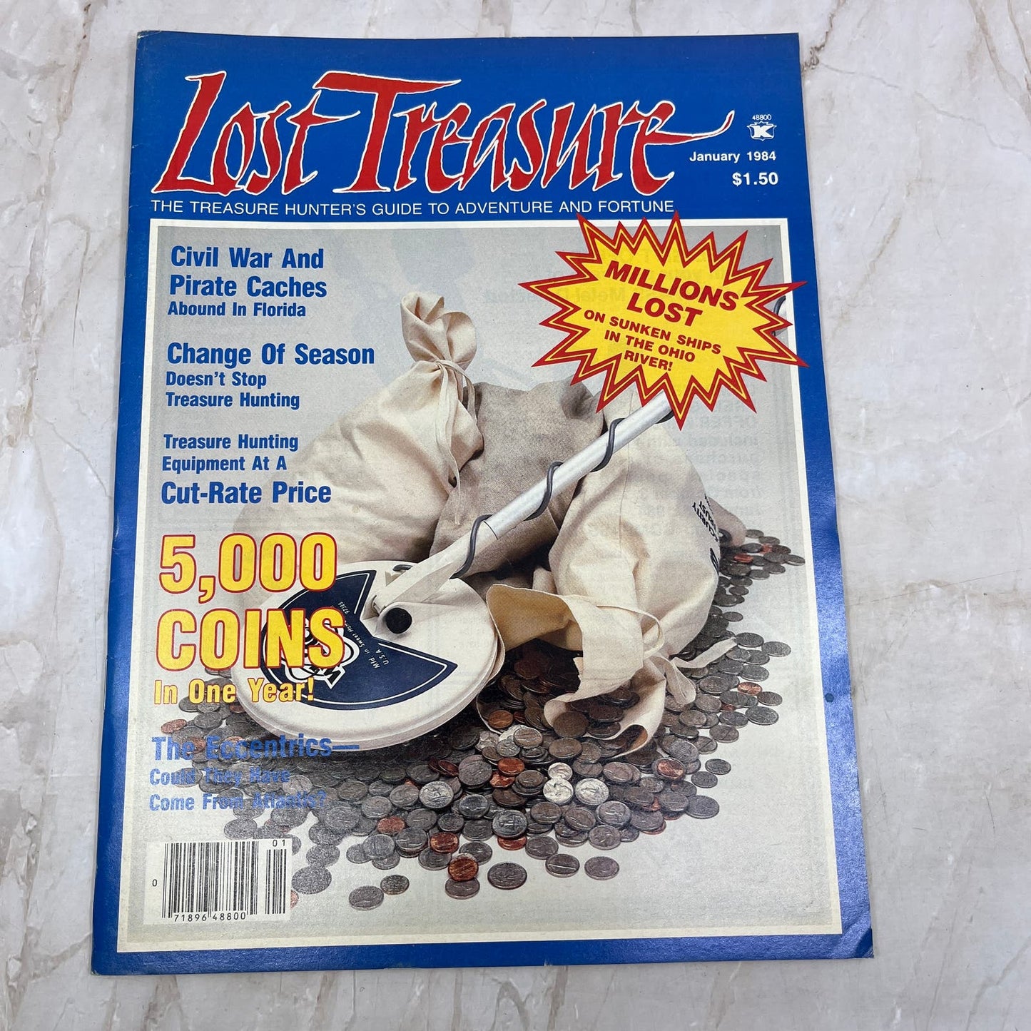 1984 Jan - Lost Treasure Magazine - Treasure Hunting Gold Prospecting M15