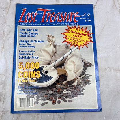 1984 Jan - Lost Treasure Magazine - Treasure Hunting Gold Prospecting M15