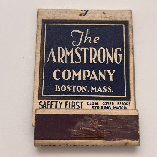 The Armstrong Company Dining Rooms Boston MA Vintage Matchbook Cover TB8-MB-5