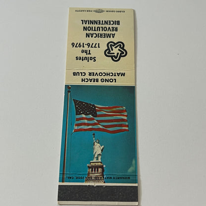 Long Beach Matchcover Club 1974 Convention Fresno Vintage Matchbook TB6-MB2-5