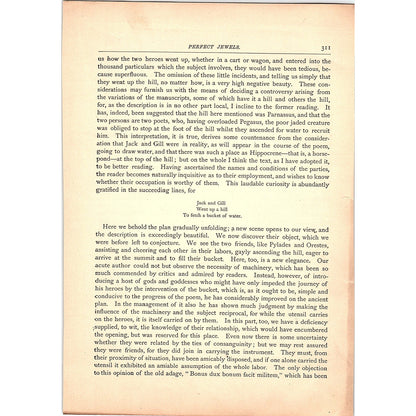 Jack and Gill - A Mock Criticism Joseph Dennie 3 Pages 1884 Poem TA5-CJ-6