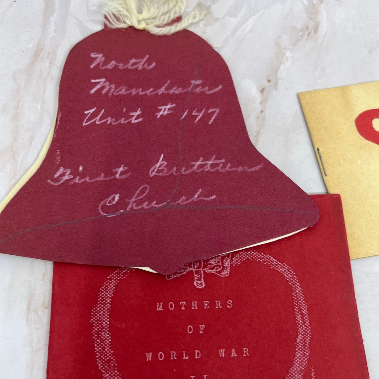 1940s Mothers of WWII Lot of Ephemera Markle Warren Indiana L4-3