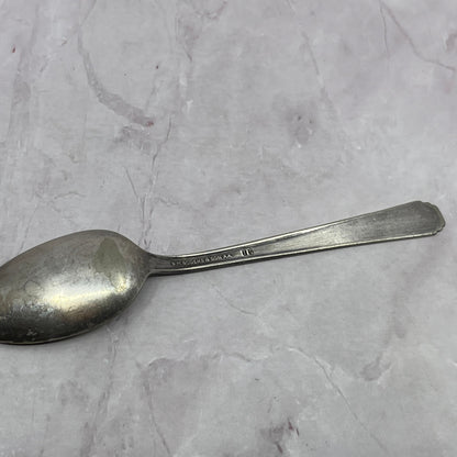 Wm Rogers Silverplate Friendship Medality Spoon 6" Vintage Silverplate TC5-OS-7