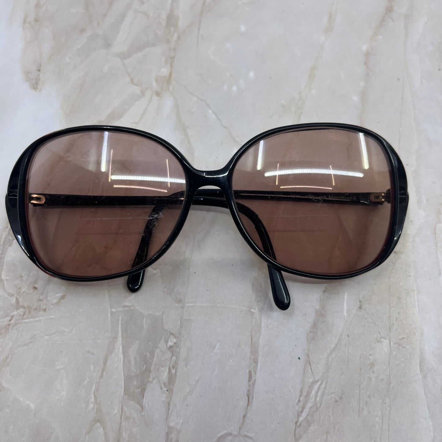Retro Women’s Marchon Black Purple Oversize Sunglasses Eyeglasses Frame TD7-G7-2
