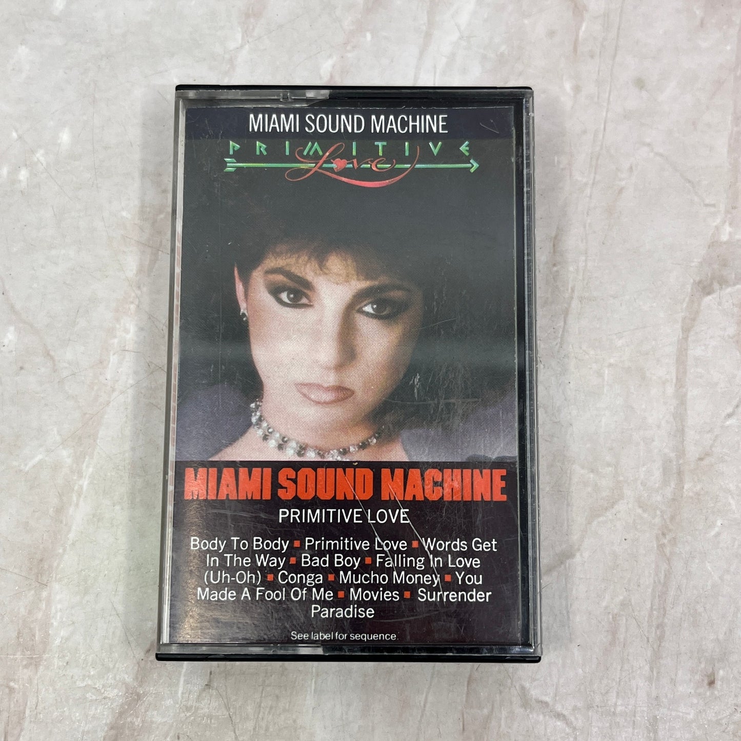 Miami Sound Machine - Primitive Love - Cassette Tape TH9-C1