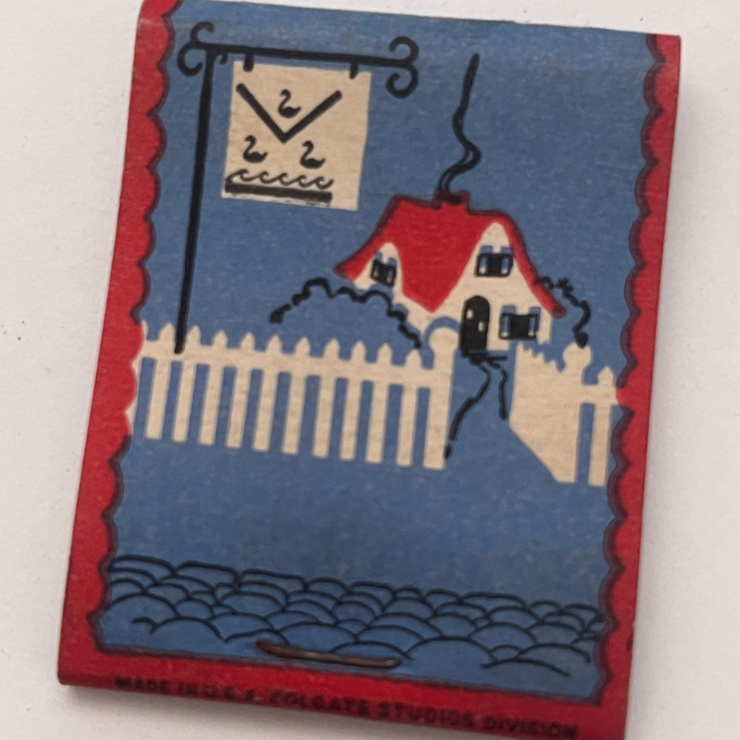 Scotty Dog Scottish Terrier Diamond Match Vintage Matchbook Cover TB8-MB2-5