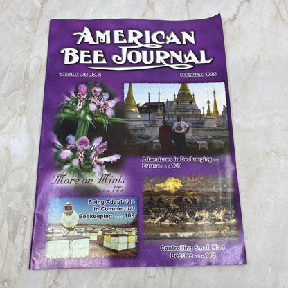 2005 Feb American Bee Journal Magazine Bees Beekeeping Honey M8