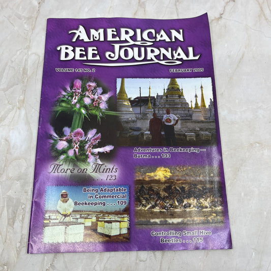 2005 Feb American Bee Journal Magazine Bees Beekeeping Honey M8