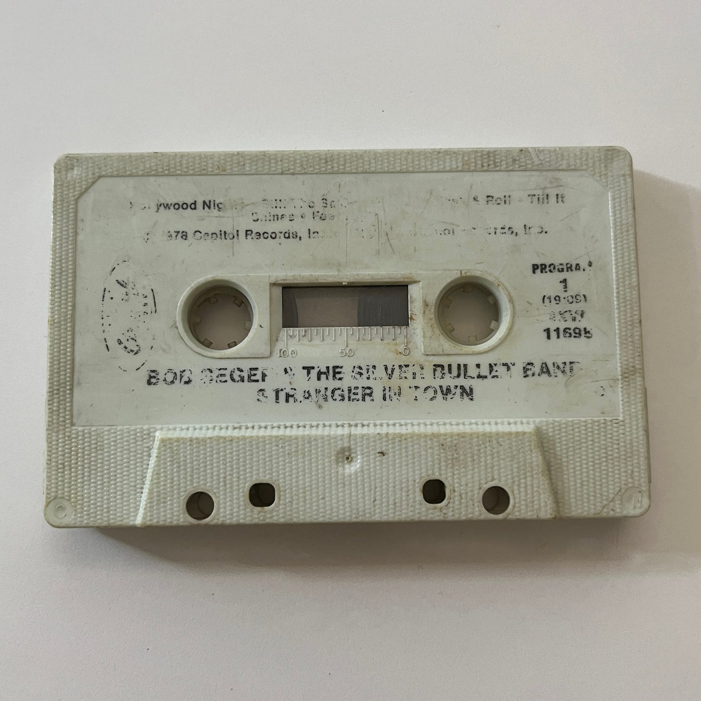 Bob Seger & The Silver Bullet Band - Stranger in Town Cassette Tape TB6-OT1