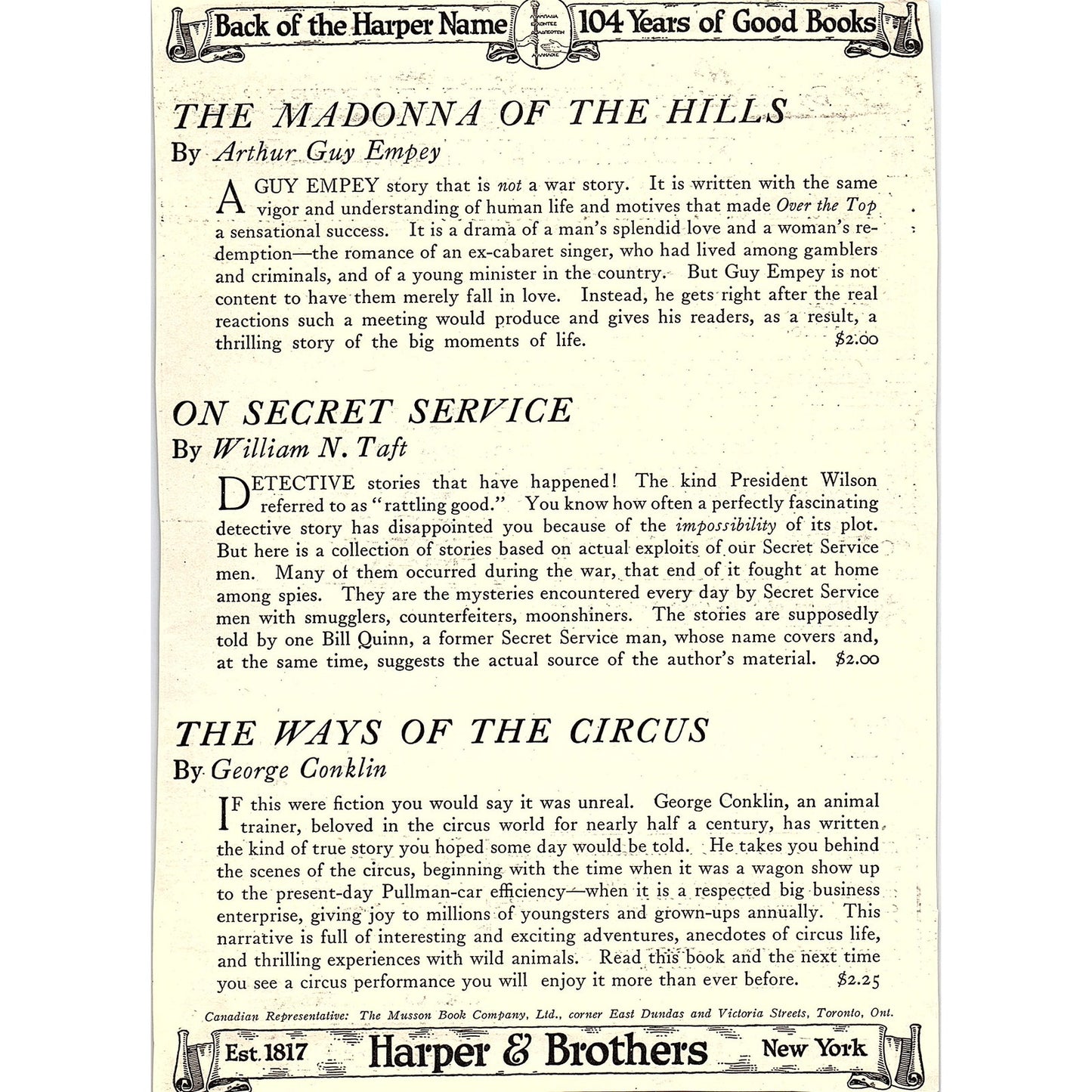 The Seventh Angel Alexander Black c1920 Ad AF8-9