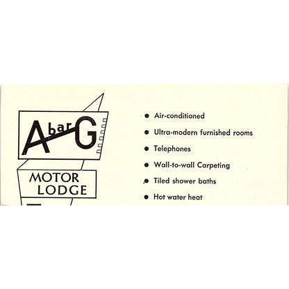 Brandin' Iron Motor Lodge Denver CO 1958 Ad AG1-M3