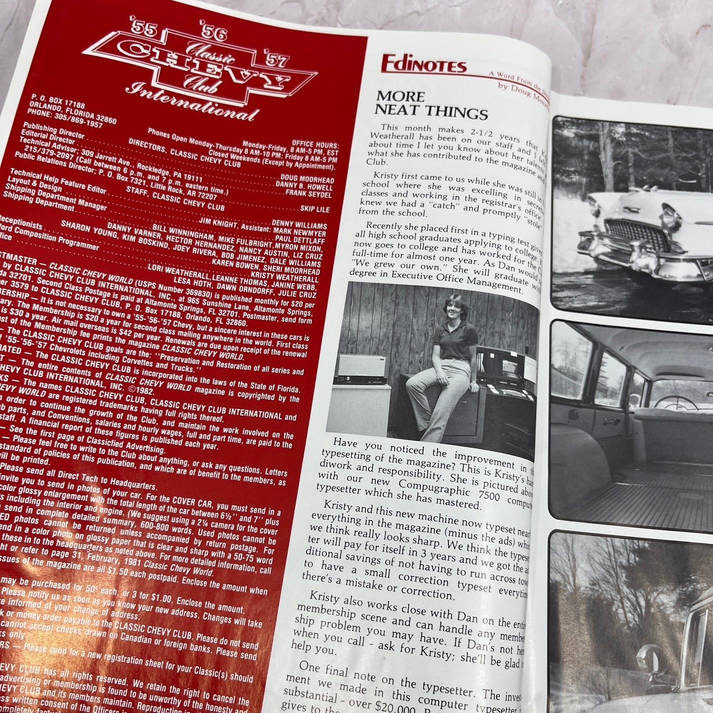 Walt Jones 55 Wagon - '55, '56, '57 Classic Chevy World Magazine - May 1982 M29