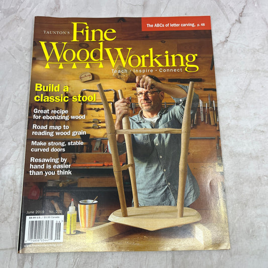 Build a Classic Stool - Jun 2019 No 275 Taunton's Fine Woodworking Magazine M36