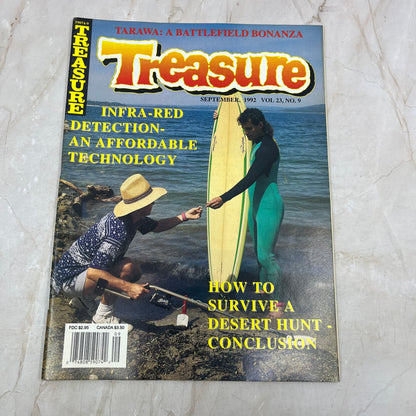 1992 Sept - Treasure Magazine - Treasure Hunting Prospecting Metal Detector M16