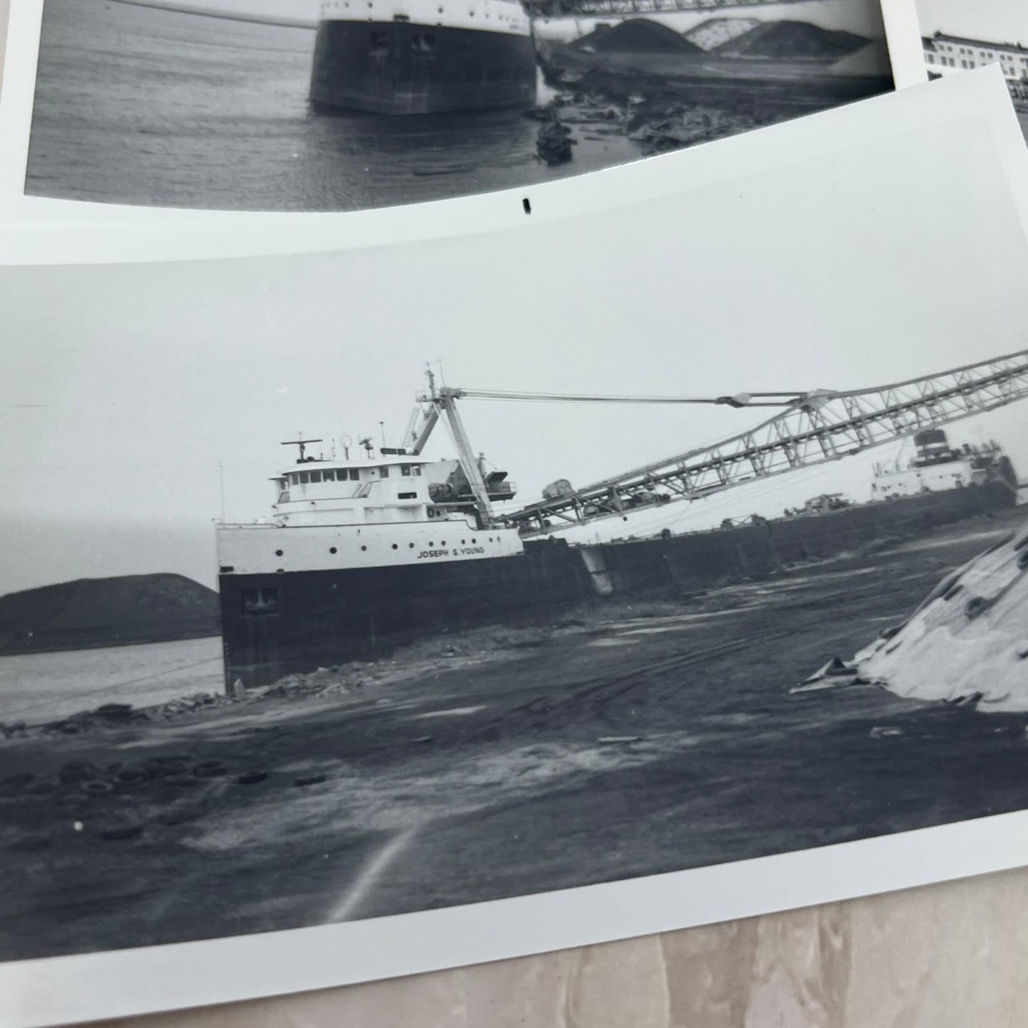 c1977 Photo Lot Str. Joseph S. Young at Marinette & Sailing Ship Caravan TF5-L3