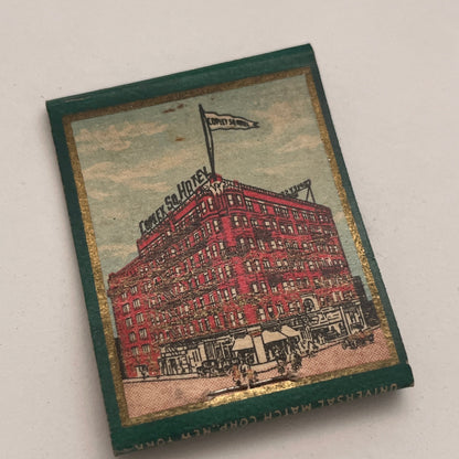 Copley Square Hotel Boston by Pattens Vintage Matchbook Cover TB8-MB2-4