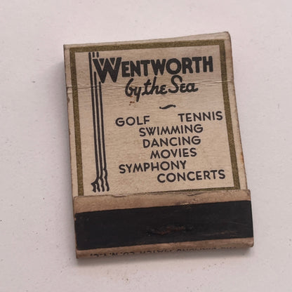 Wentworth By The Sea Portsmouth NH Vintage Matchbook Cover TB8-MB2-8