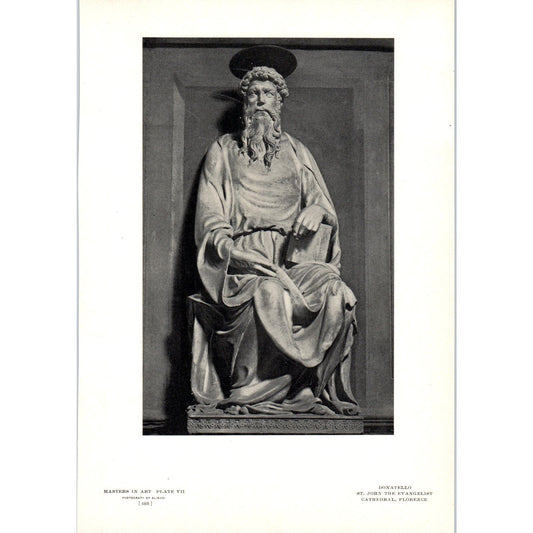 St. John The Evangelist - Donatello c1905 Art Print D15