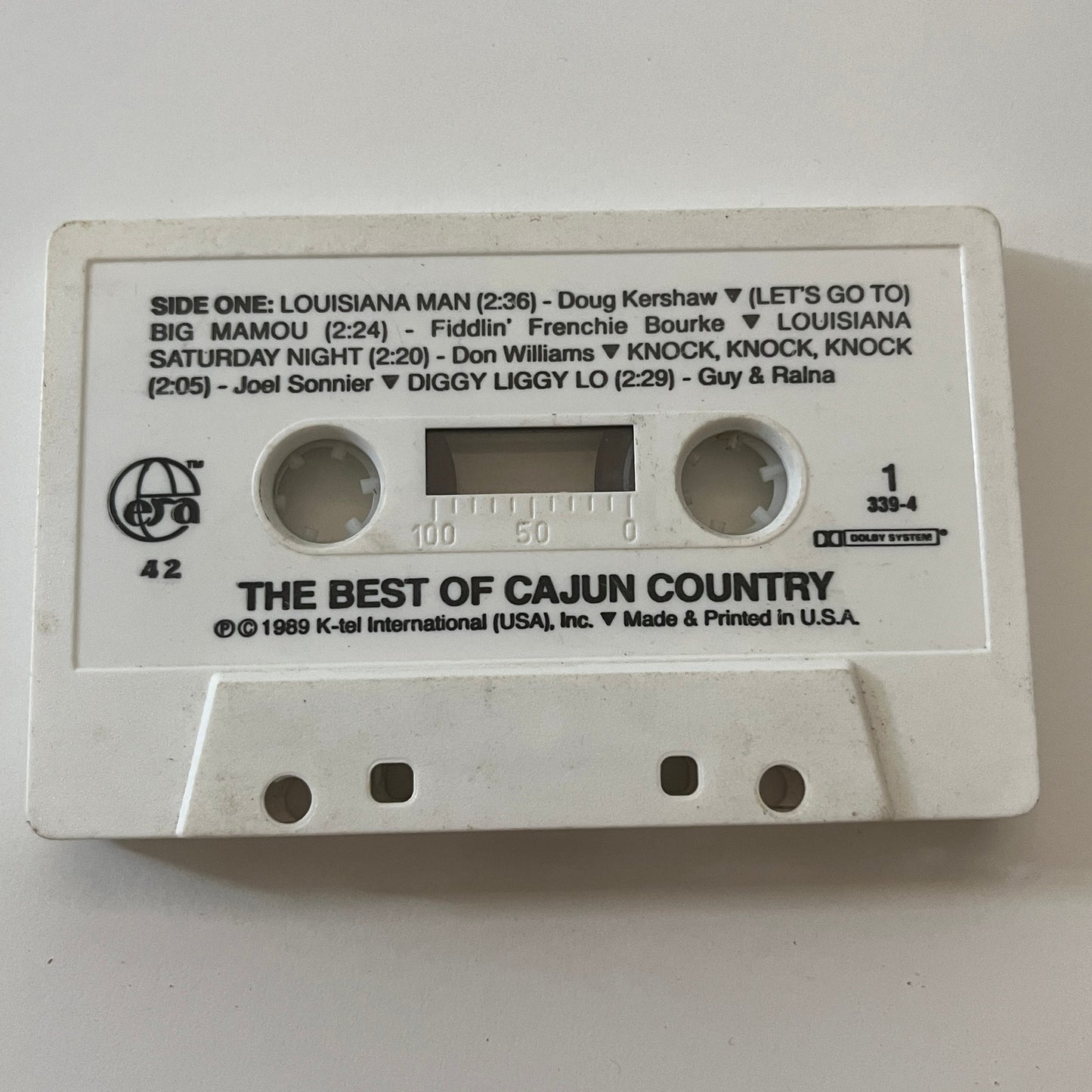 The Best of Cajun Country Cassette Tape TB6-OT1