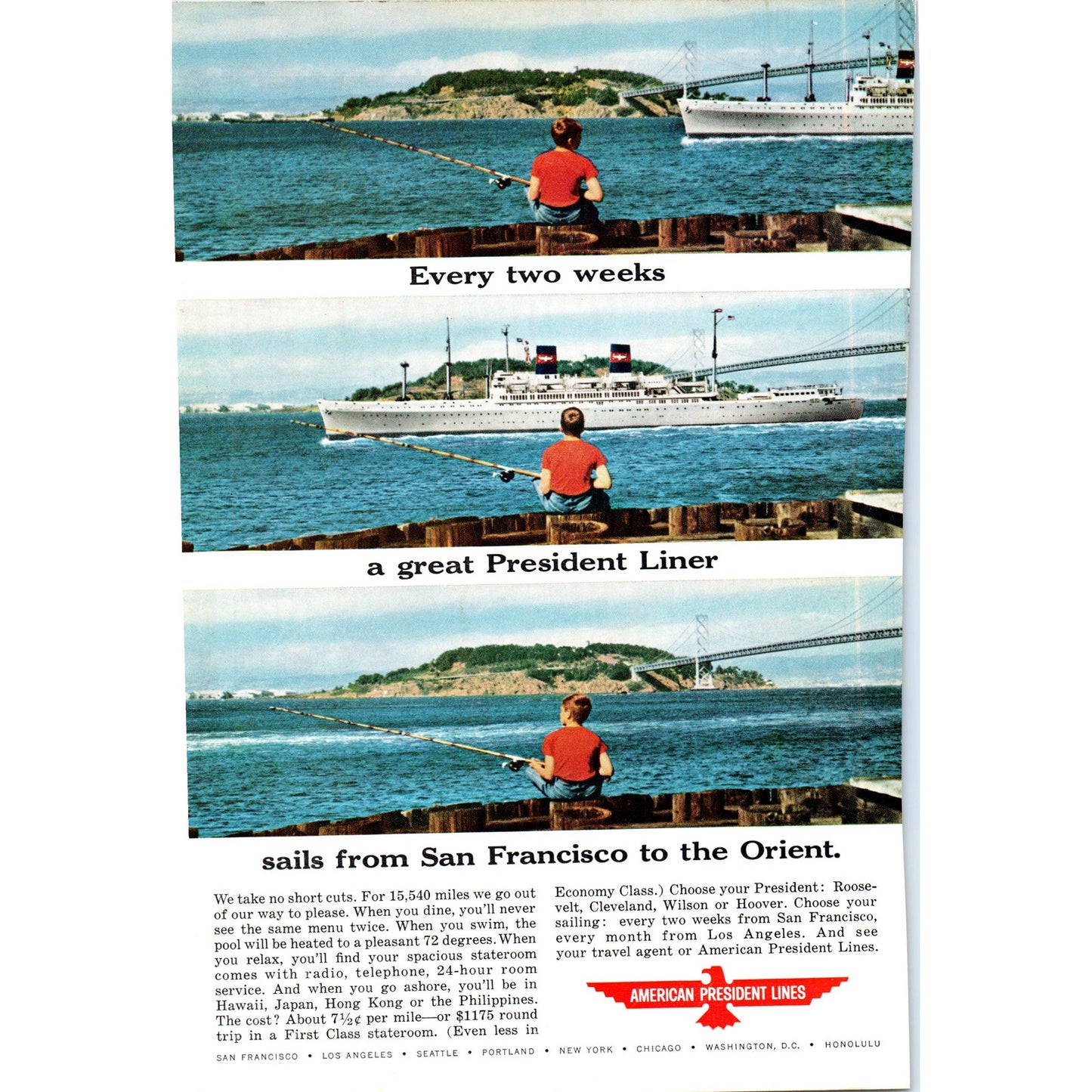 Red Ford Thunderbird Automobile Car - Vintage Magazine Ad D20