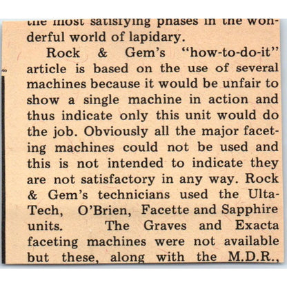Rock and Gem Club Program Encino California 1971 Magazine Ad AD8-R9