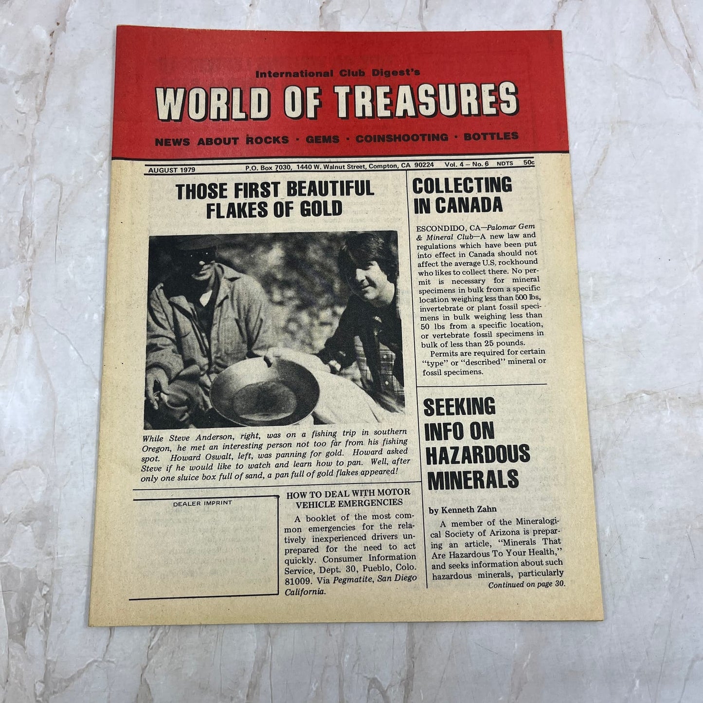 1979 Aug - International Club Digest World of Treasures Magazine Newsletter M16